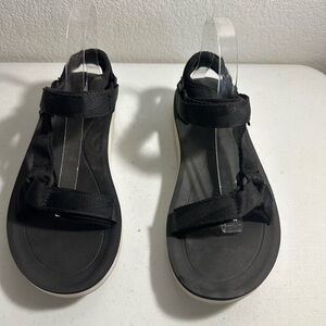 Teva Women's Black Sandals with Adjustable Straps